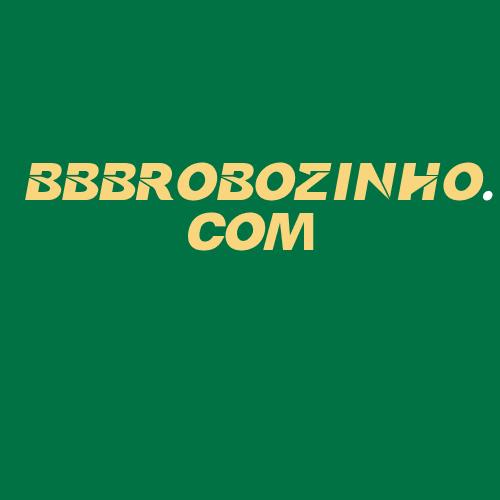 Logo da BBBROBOZINHO